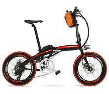 20-дюймовый складной электровелосипед Lankeleisi QF600 48В 12Ah/18Ah аккумулятор, алюминиевая рама, электрический велосипед, дисковый тормоз, электрический велосипед 2024 - купить недорого