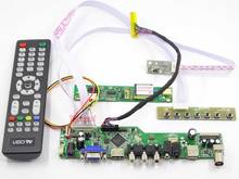 Kit de placa de controle para tv embutida, hdmi + vga + av + usb, lcd, placa de driver de tela led 2024 - compre barato