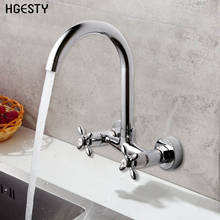 Bathroom Basin Sink Mixer Faucet Copper Durable Dual Handles Bathtub Wall Mounted Kitchen Wash Basin Sink Mixer Tap Accessories 2024 - buy cheap