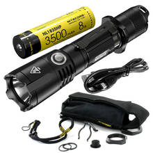 NITECORE MH25GTS LED Flashlight CREE XHP35 HD 1800 Lumen USB Rechargeable Flashlight with 3500mAh 18650 Battery for Police 2024 - buy cheap