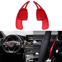 2pcs Aluminum Alloy Steering Wheel Shift Paddle Shifter Extension Fits for Audi A4 A5 Q2 Q7 S3 S4 TT TTS 2016-2017, Red 2024 - buy cheap