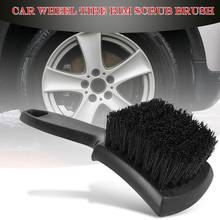 Carro esfrega a escova roda pneu aro escova auto plástico de alta resistência de náilon cuidado detalhando escova de lavagem ferramenta 21c * 6.5*5cm 2024 - compre barato