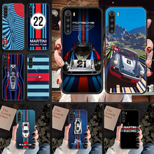 Funda de teléfono de carreras Martini para Xiaomi Redmi Note 7, 7A, 8, 8T, 9, 9A, 9S, 10, K30 Pro, Ultra negra, tendencia, de lujo, 3D, parachoques, tpu 2024 - compra barato