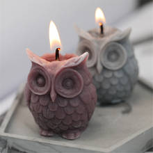 3d Owl Candle Mold Aroma Candle Handmade Diy Selfmade Animal Silicone  Mold Soap Supplies Cake Mold Candle Making 2024 - buy cheap
