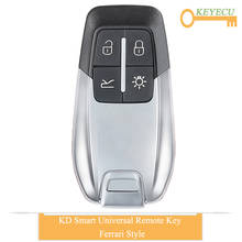 KEYECU KEYDIY ZB06 for Ferrari Style Smart Universal KD Remote Car Key - 4 Buttons - for KD900/ KD-X2/ Mini KD Key Tool 2024 - buy cheap