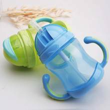 240/330ML Baby Learning Drinking Water Bottles Feeding Sippy Cute Cartoon Leakproof Cup With Handles 2024 - buy cheap