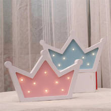 2019 INS Style Wood Crown Model Night Light Warm White Table Light Battery Power New Year And Valentine Day Creative child Gift 2024 - buy cheap