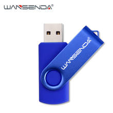 Original WANSENDA Rotation USB Flash Drive 128GB Metal Pen Drive 32GB Usb Stick 8GB 16GB 64GB 256GB Pendrive Flash Memory Stick 2024 - buy cheap