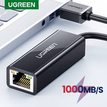 Адаптер UGREEN USB 3,0 Ethernet, USB 2,0 Сетевая карта к RJ45 Lan для Windows 10 Xiaomi Mi TV Box 3/S Nintendo Switch Ethernet USB 2024 - купить недорого