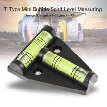 T-Type Spirit Level 1PC Motorhome Truck Boat Console Table Bubble Shell Triangular Measurement Instrument Mini Spirit Level 2024 - buy cheap