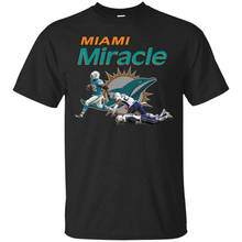 Dolphins Miami Miracle Men's Black T Shirt Size S To S - 6xl Loose Size Top Ajax Funny Tee Shirt 2024 - buy cheap