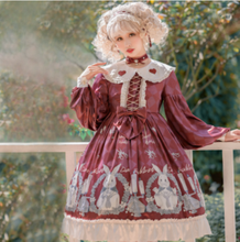 Vestido de lolita gótico e vintage com laço, vestido fofo de palácio e princesa do dia das bruxas 2024 - compre barato