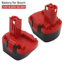 2 шт. BAT043 BAT046 сменная аккумуляторная батарея 12 в 4000 мАч Ni-MH для Bosch батареи BAT049 BAT139 BAT120 GSR12VE-2 PSR12VE 2024 - купить недорого