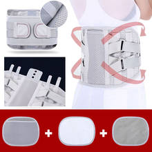 2021 Self-heating Tourmaline Magnetic Steel Bone Lumbar Support Belt Waist Spine Back Brace Posture Corrector Belt Pain Relief 2024 - buy cheap