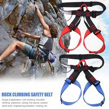 Outdoor Sports Belt Rock Climbing Harness Waist Support Professional Half Body Safety Belt Harness Aerial Survival Equipment 2024 - buy cheap