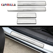 Carmilla-pegatinas protectoras para puerta de coche, decoración Interior antiarañazos, para Nissan Xtrail x-trail T32 Rogue 2014 - 2020 2024 - compra barato