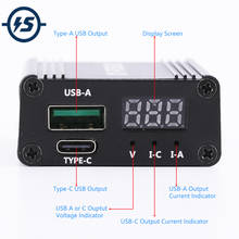 Двойной зарядный модуль USB 20 в 5A 100 Вт, преобразователь напряжения Type-C QC2/QC3/FCP/SCP/PPS/LVDC/PE1.1/PE2.1/PD, протокол зарядки 2024 - купить недорого
