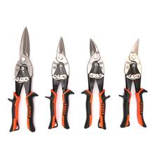 Новые качественные ножницы для резки ручной инструмент Прямые изогнутые авиационные оловянные ножницы из листового металла 2023 - купить недорого