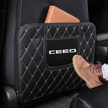 Almohadilla de protección antipatadas personalizada para asiento de coche, conjunto de funda de asiento de coche, accesorios de lujo para Kia Ceed 2024 - compra barato