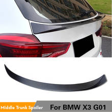Rear Roof Spoiler Boot Lip Wing For BMW X3 G01 2018 - 2020 Rear Spoiler ABS Glossy Black Carbon Look 2024 - buy cheap