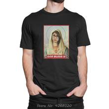 God Bless Mia Khalifa Men's T-Shirt Summer Men Cotton Short Sleeve O-neck T Shirt Funny Tshirt Tees Tops Harajuku 2024 - buy cheap