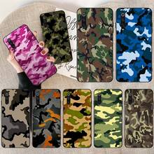 Capa camuflada com estampa militar, capa de celular do exército com estampa de camuflagem para xiaomi mi 10 pro lite mi9 9se pocophone f1 mi 9t pro note 10 lite 2024 - compre barato