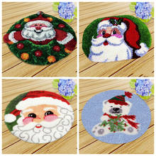 Carpet Embroidery Kits Latch Hook Rug Latch Hook Pillow Cushion Fomiaran For Needlework Crochet Cross Stitch Santa Claus Gift 2024 - buy cheap
