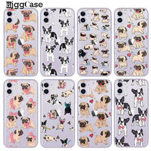 Phone Case For Apple iPhone 11 Pro Max X XR XS MAX 8 7 6S 6 Plu 5S SE cute Pug French Bulldog Silicone TPU Soft Back Cover Case 2024 - buy cheap