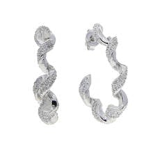 Personality bending Silver Gold plated Earrings Silver Color Small Cute Earring For Women Girl hot sale 2024 - buy cheap