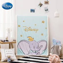 Manta de cachemir con dibujos animados para niños y bebés, manta de Dumbo de Anime de Disney, cubiertas de hojas planas, regalos de cumpleaños 2024 - compra barato