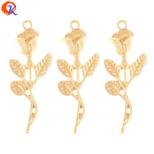 Cordial Design 50Pcs 17*44MM DIY Jewelry Making/Earrings Charms/Jewelry Accessories/Flower Shape/Hand Made/Earring Findings 2024 - buy cheap