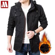 2022 Plus Size Winter Coat Men Hooded Jackets New Brand Wool Liner Warm Thick Parka Coats Military Vintage Style Mens Clothing 2024 - buy cheap