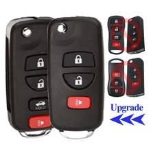 jingyuqin Modified Smart Key Fob Shell For Nissan Altima 350Z Sentra Armada Maxima Infiniti EX35 FX35/45 QX56 G35 M45 I35 3/4BTN 2024 - buy cheap