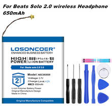 LOSONCOER 650mah AEC353535 Battery For Beats Solo 3 for Beats Solo 2 Solo2 Solo3 Bluetooth Headphone Batteries 2024 - buy cheap