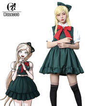 ROLECOS-Disfraz de Danganronpa para mujer, traje de Cosplay de "andanganronpa 2", uniforme escolar de fiesta JK, Halloween 2024 - compra barato