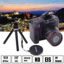 Webcam digital slr com tela lcd, câmera digital pequena, zoom de 16x, usb 2.4, interface av, câmera + tripé 2024 - compre barato