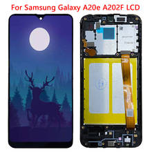 5.8'' A20e LCD For Samsung Galaxy A20e LCD Display With Frame Assembly Digitizer For SM-A202F A202DS A202F/DS LCD Repair Parts 2024 - buy cheap