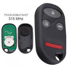 315 mhz 3 botões keyless uncut flip remoto carro chave fob kobutah2t para 1998 1999 2000 2001 2002 honda accord 2024 - compre barato