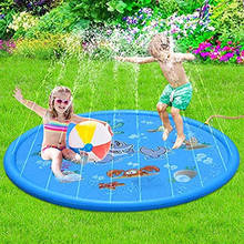 Aspersor inflável para brincadeiras, jatos de água, para brincadeira ao ar livre, piscina, gramado, 100/170cm 2024 - compre barato
