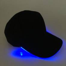 Caps Fashion Unisex Solid Color LED Luminous Baseball Hat Christmas Party Peaked Cap 2024 - buy cheap