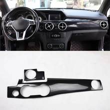 For Mercedes Benz GLK 2013-2015 Left Hand Drive 2PCS Carbon Fiber ABS Car Dashboard Trim Console Panel Molding Cover Car Styling 2024 - buy cheap