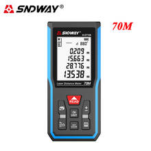 SNDWAY-Medidor de distancia láser, telémetro Digital, cinta métrica láser, herramientas de medición Trena, 70M 2024 - compra barato