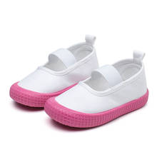 Zapatillas de deporte informales para niños y niñas, zapatos deportivos para correr, color blanco, suave, 21 a 30, nuevo 2024 - compra barato