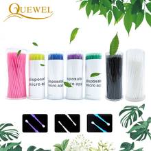 Quewel Disposable Eyelash Extension Brushes Lashes Extensiones Cotton swabs Individual Applicators Mascara Durable MakeupTools 2024 - buy cheap