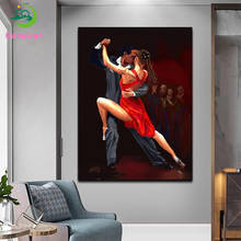 5D DIY Diamond Embroidery Hot selling home art, dancing man and woman Diamond Painting Cross Stitch Mosaic New Arrival Wall Art 2024 - buy cheap