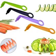Cortador de tornillo en espiral Manual de 5 piezas, herramientas para cortar patatas, zanahorias, pepino y verduras 2024 - compra barato