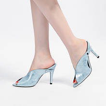 BaoYaFang 2020 New Arrival women‘s Summer shoes Open Toe ladies party dress Wedding shoes woman Fish Toe Slingbacks Pumps Female 2024 - buy cheap