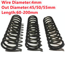 Custom Heavy Duty Big Pressure Spring Compression Spring,4mm Wire Dia*45/50/55mm Out Dia*60/70/80/90/100/120/150/200mm Length 2024 - buy cheap