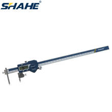 Pinça de distância digital shahe 0.01mm 5- 300mm, ferramenta de medição da pinça digital de aço inoxidável 2024 - compre barato