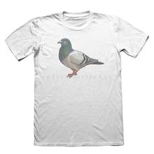 Camiseta de cuello redondo de verano para hombre, camisa con estampado de pájaro portador de Paloma, regalo divertido, gran oferta, 2019 2024 - compra barato